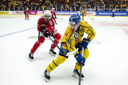 Lian Bichsel of Switzerland and Joel Persson of Sweden