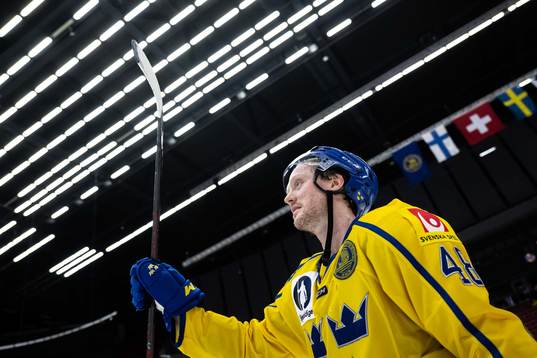 Carl Klingberg of Sweden celebrates