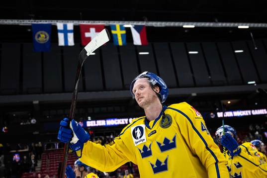 Carl Klingberg of Sweden celebrates