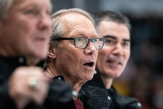 Toronto Maple Leafs coach Inge Hammarström