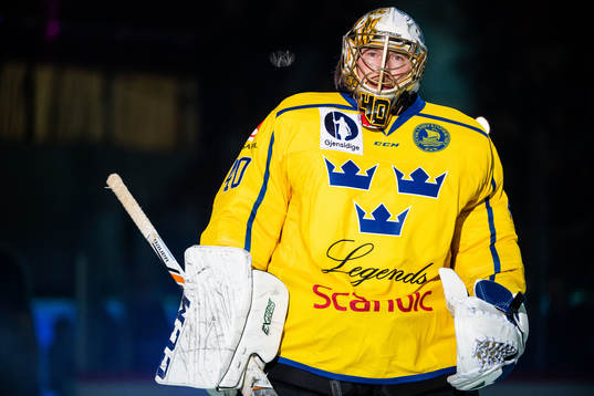 Tre kronor legends målvakt Johan Holmqvist