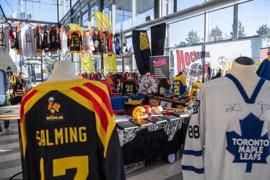 En hyllningsutställning om Börje Salming