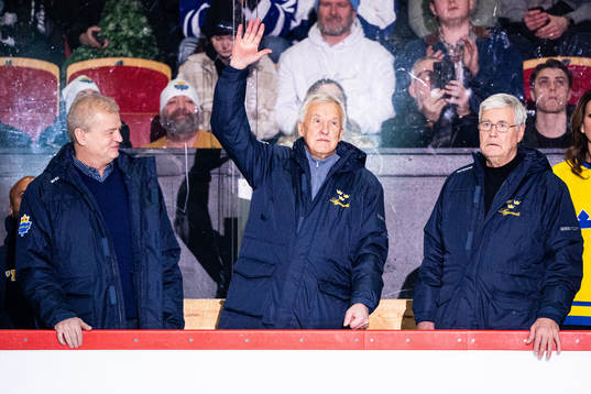 Tre kronor legends coach Bengt-Åke Gustafsson, coach Curre