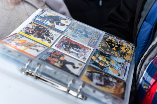 Samling med hockeykort