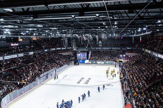 Vy över arenan