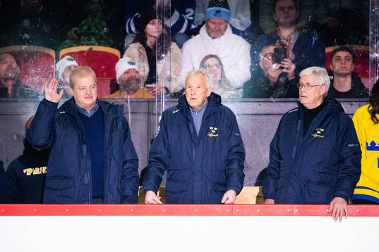 Tre kronor legends coach Bengt-Åke Gustafsson, coach Curre
