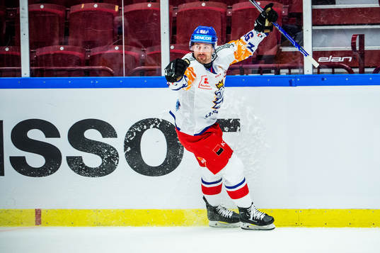 Jakub Flek of Czech Republiccelebrates