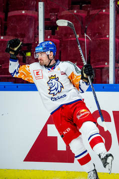 Jakub Flek of Czech Republic celebrates