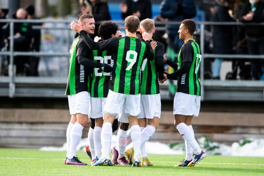 GAIS Alexander Ahl Holmström , målskytt Mervan Celik,