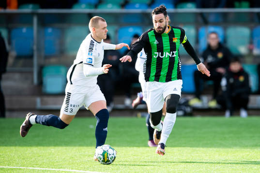 Utsiktens Jesper Brandt  och GAIS Mervan Celik