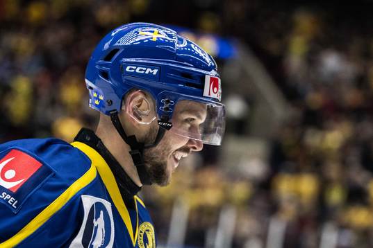 Theodor Lennström of Sweden celebrates the 1-0 goal