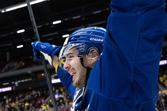 Hardy Häman Aktell of Sweden celebrates