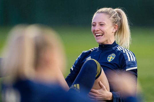 Rebecka Blomqvist of the Swedish women's national football