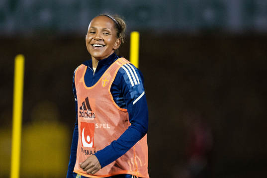 Madelen Janogy of the Swedish women's national football
