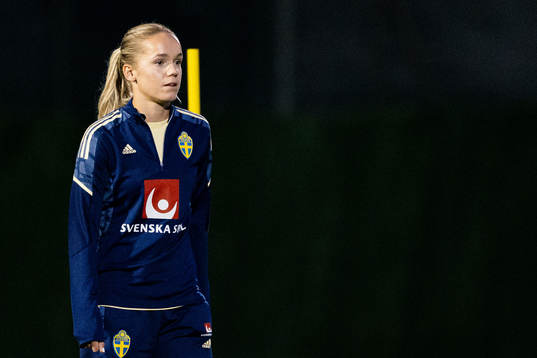 Hanna Lundkvist of the Swedish women's national football