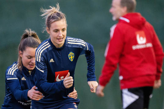 Johanna Rytting Kaneryd and Nathalie Björn of the Swedish