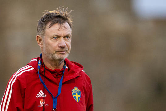 Head coach Peter Gerhardsson of the Swedish women's