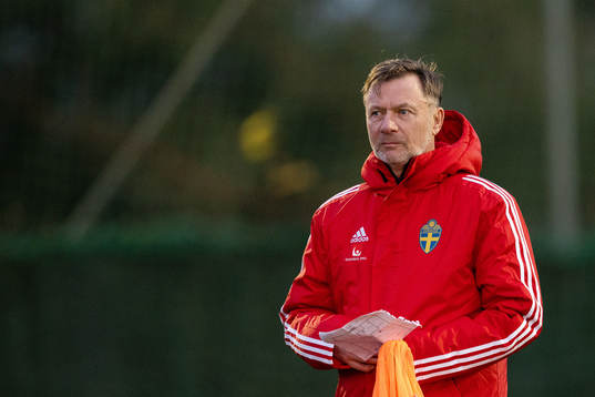 Head coach Peter Gerhardsson of the Swedish women's