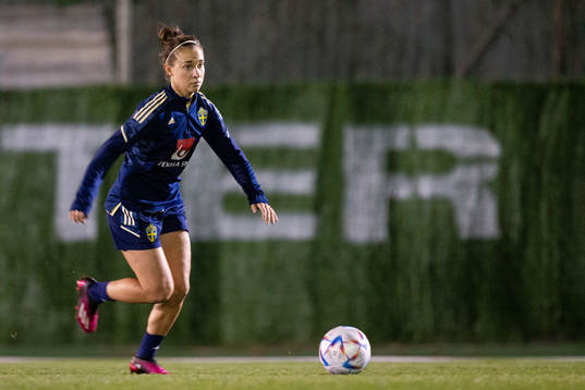 Julia Zigiotti Olme of the Swedish women's national