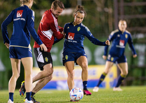 Julia Zigiotti Olme of the Swedish women's national