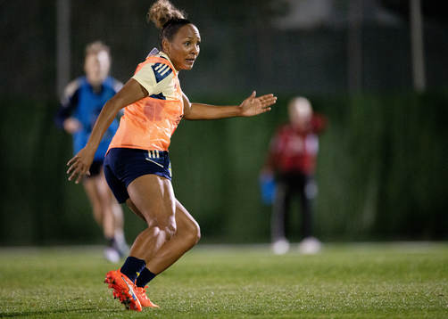 Madelen Janogy of the Swedish women's national football