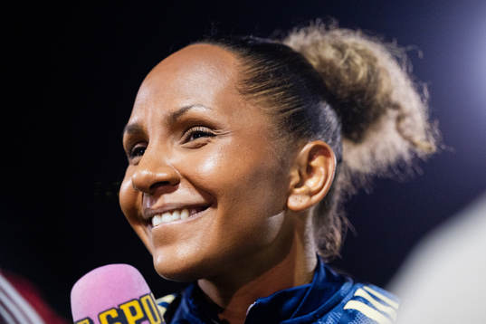 Madelen Janogy of the Swedish women's national football team