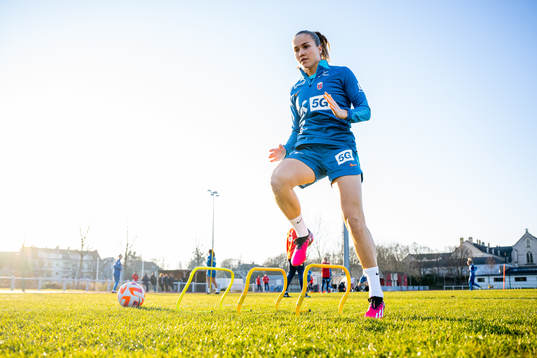 Guro Reiten of the Norwegian women's national football team