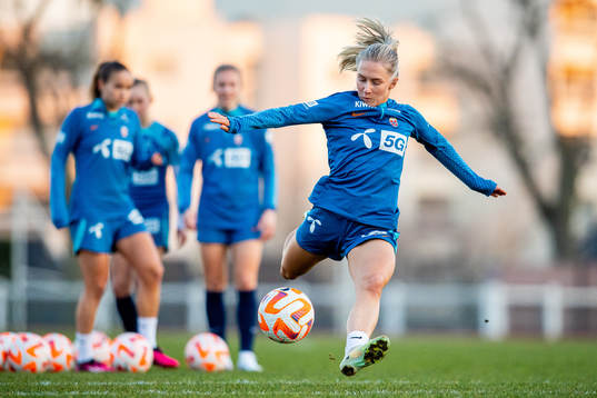 Thea Bjelde of the Norwegian women's national football team