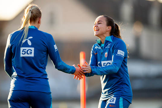 Guro Reiten of the Norwegian women's national football team