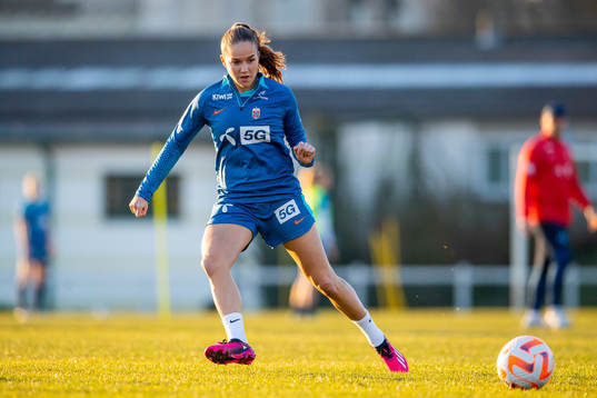 Guro Reiten of the Norwegian women's national football team
