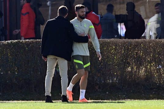 Olivier Giroud of Milan