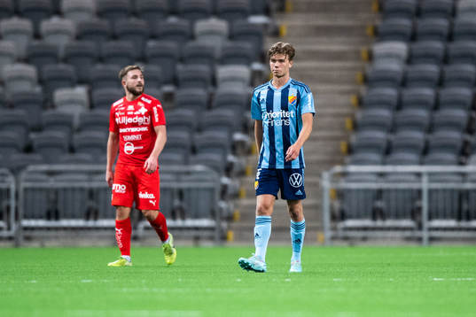 Djurgårdens Wilmer Odefalk deppar