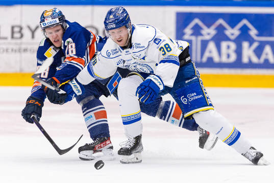 Växjös Hugo Gustafsson och Leksands Olle Alsing