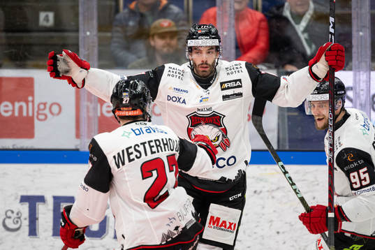 Malmö Redhawks Markus Lauridsen jublar