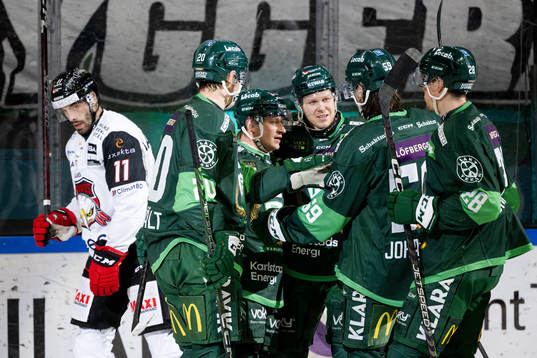 Färjestads Marcus Nilsson , Daniel Viksten och Linus