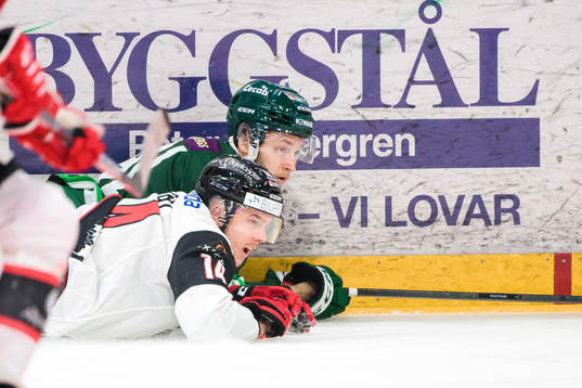Malmö Redhawks Carl-Johan Lerby och Färjestads Eric