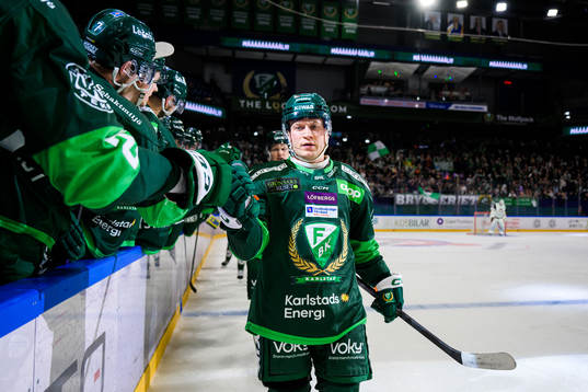 Färjestads Marcus Nilsson jublar
