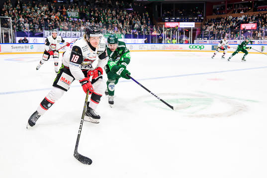 Malmö Redhawks Marcus Sylvegård och Färjestads Joel