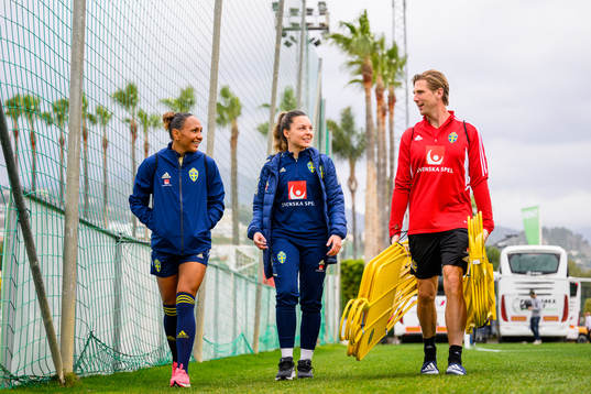 Madelen Janogy and Johanna Rytting Kaneryd of the Swedish