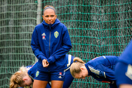 Madelen Janogy of the Swedish women's national football