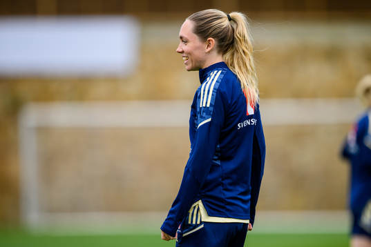 Elin Rubensson of the Swedish women's national football