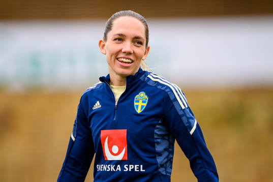 Elin Rubensson of the Swedish women's national football