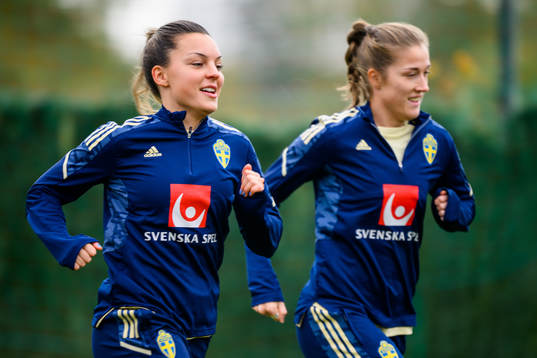 Johanna Rytting Kaneryd and Filippa Angeldahl of the