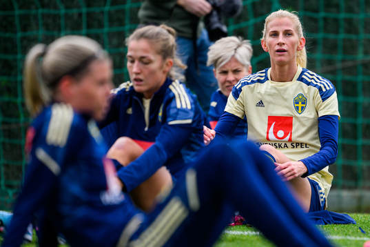 Sofia Jakobsson of the Swedish women's national football