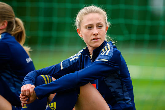 Rebecka Blomqvist of the Swedish women's national football