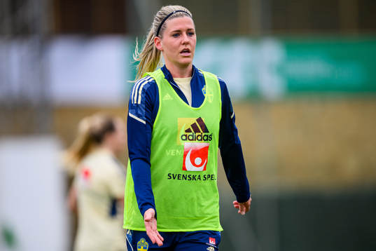 Olivia Schough of the Swedish women's national football