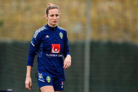 Nathalie Björn of the Swedish women's national football