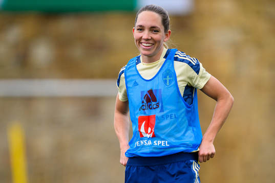 Elin Rubensson of the Swedish women's national football