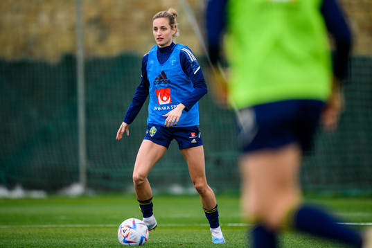 Nathalie Björn of the Swedish women's national football