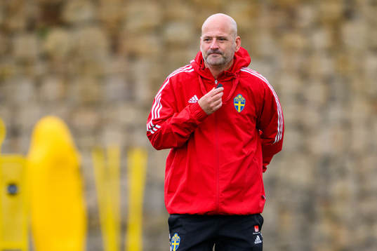 Assistant coach Magnus Wikman of the Swedish women's